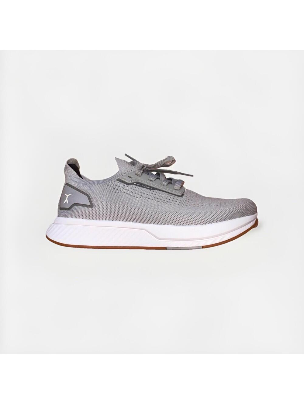 Flux Footwear Adapt Runner Mens 7 Womens 8.5 Gray Knit Training Shoes